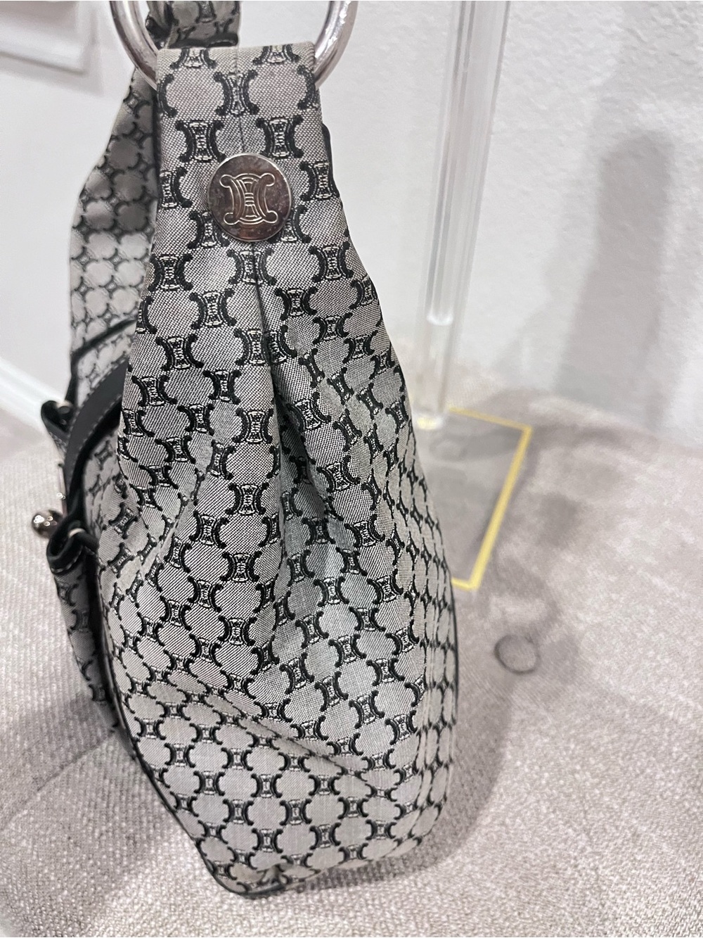CELINE MACADAM SHOULDER BAG. - Picture 5 of 13